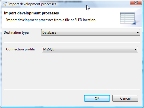 Import Development Process from SLED