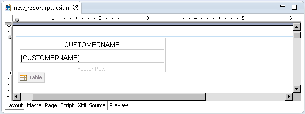 Figure 23-5 List icon in the layout editor