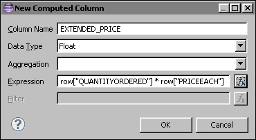 Figure 17-2 Computed field EXTENDED_PRICE