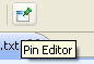 Pin editor button